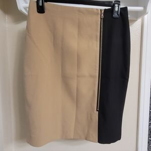Ann Taylor Color Block 2 Toned Pencil Skirt Sz 4p